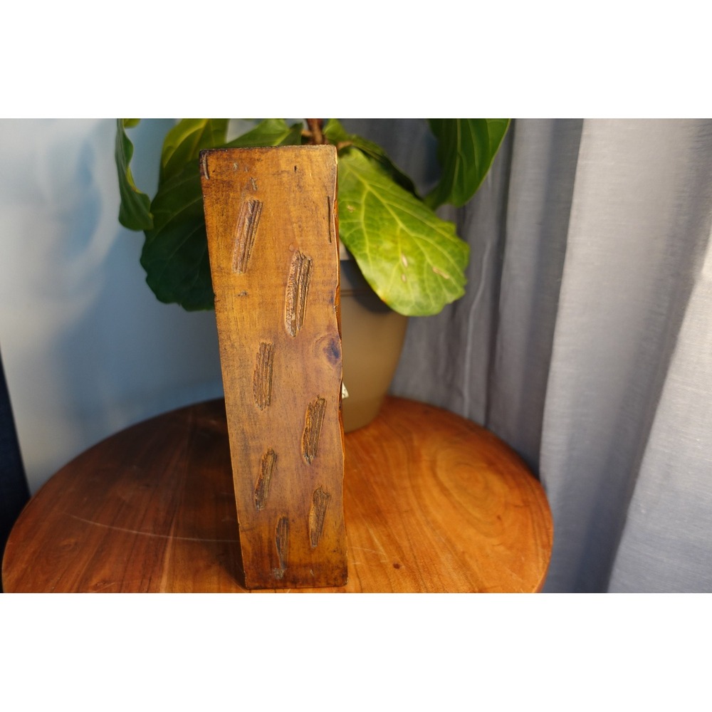 Buddha Head Statue in Wood Frame Asian Decor Sculpture Art - Picture 6 of 8